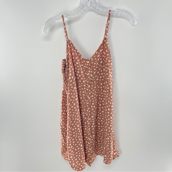 Aerie Spotted Button Tank Dress - Picture 1 of 10